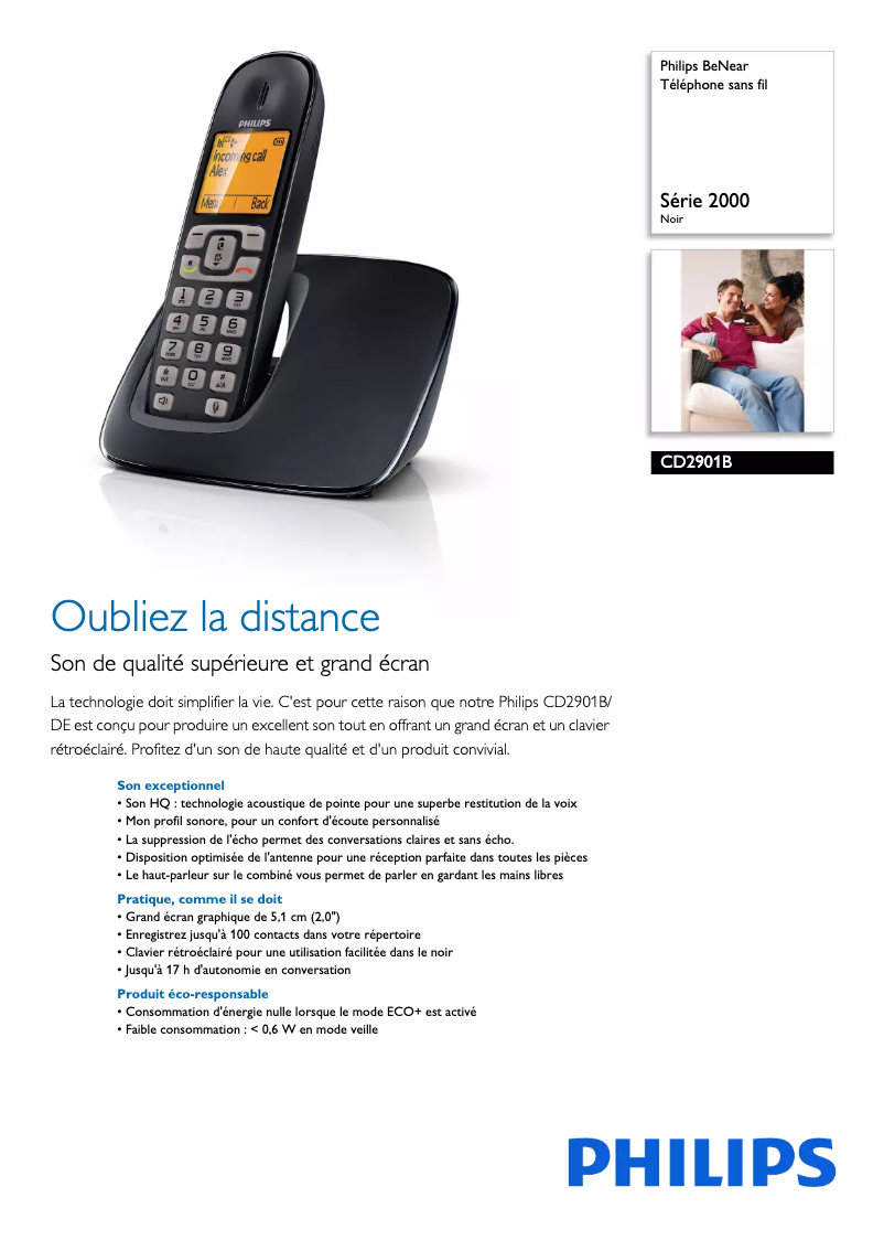 First page image of the manual for BeNear CD2901B