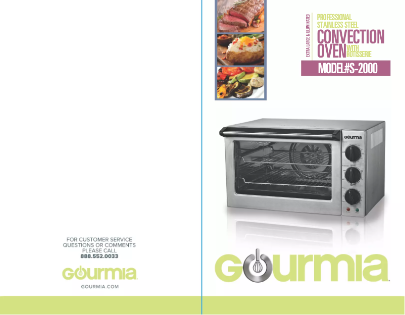 First page image of the manual for S2000