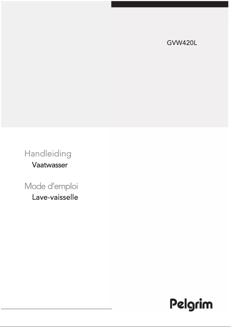 First page image of the manual for GVW240LS