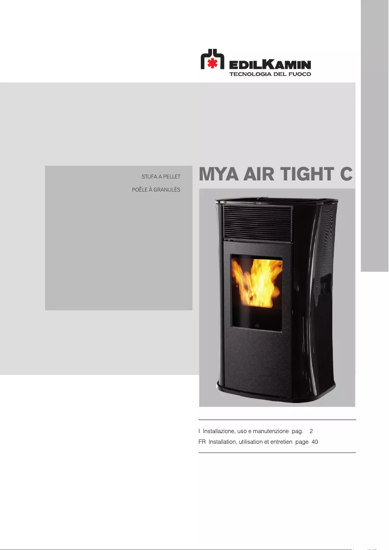First page image of the manual for MYA Air Tight C