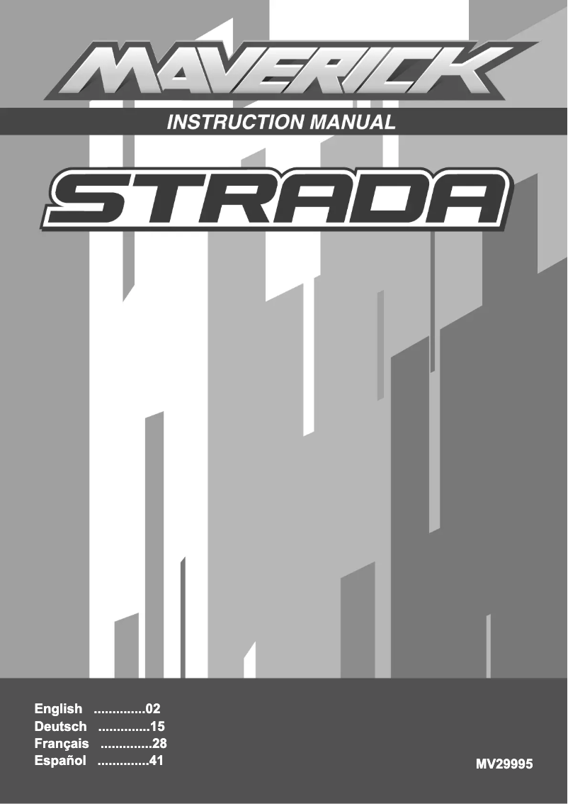 First page image of the manual for Strada DT