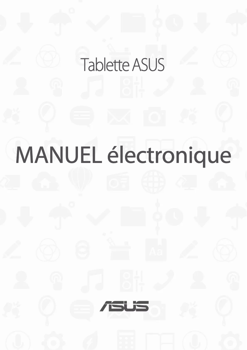 Page 1 of the manual User Manual Asus ZenPad Z380C