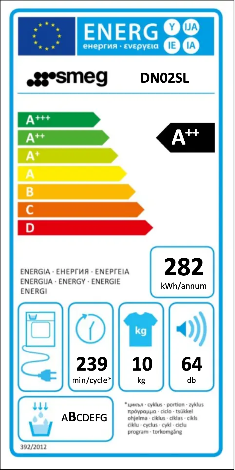First page image of the manual for DN02SL