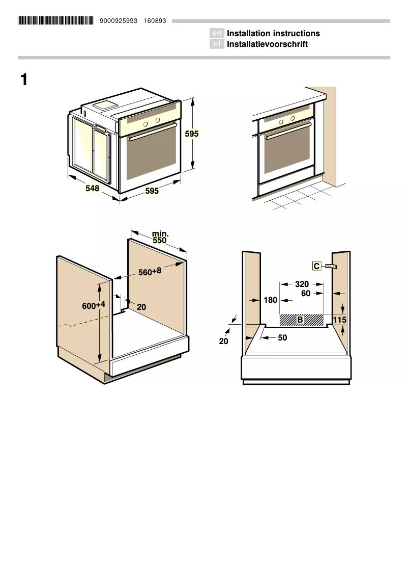 First page image of the manual for HBO608R20