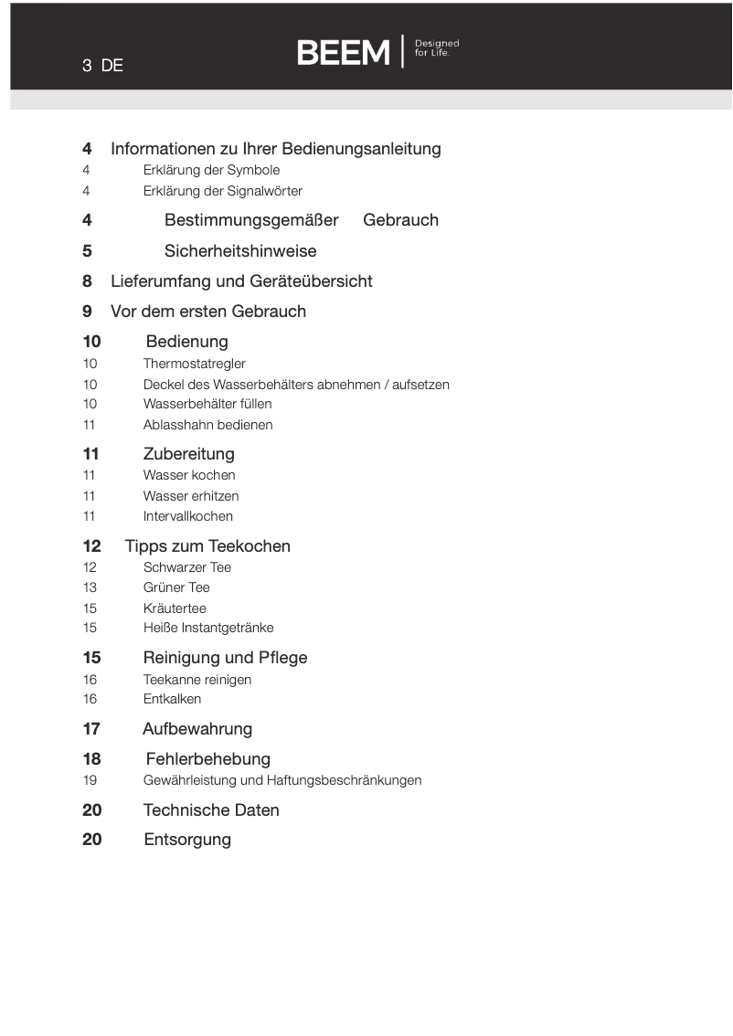 Image de la première page du manuel de l'appareil Odessa