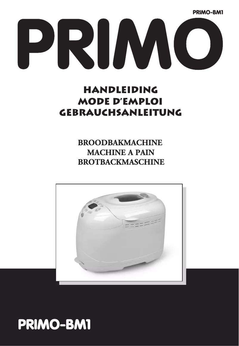 Page 1 of the manual User Manual Primo BM1-S