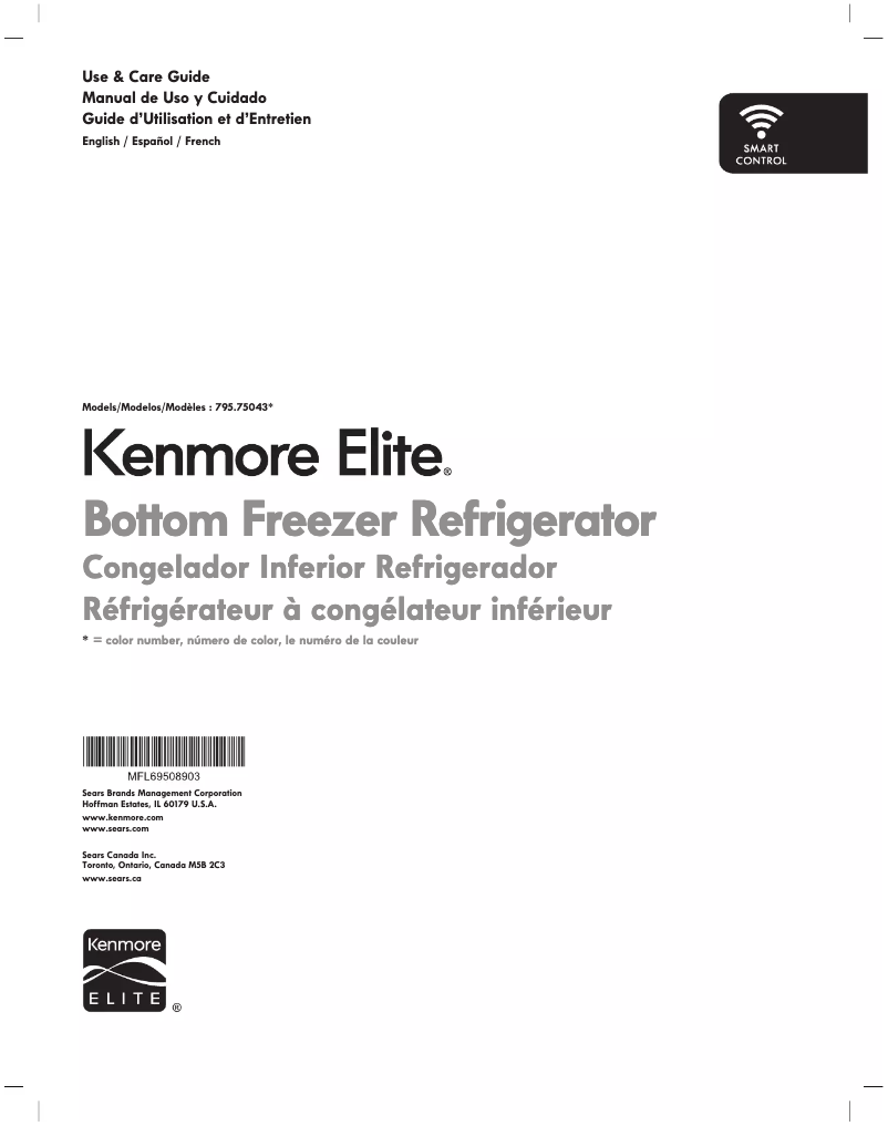 First page image of the manual for 795.75043