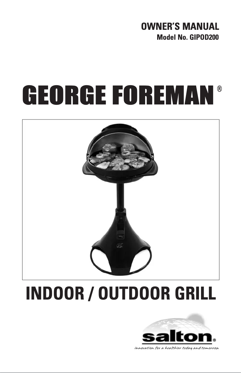 First page image of the manual for GIPOD200