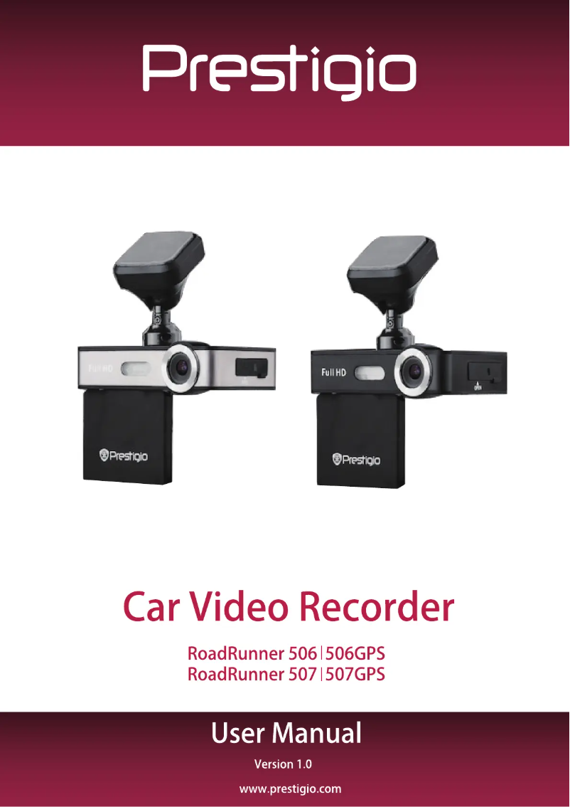 First page image of the manual for RoadRunner 506