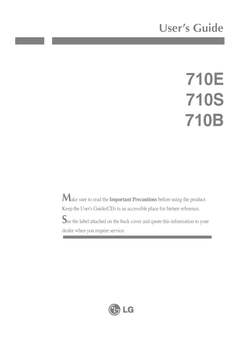 First page image of the manual for 710EV