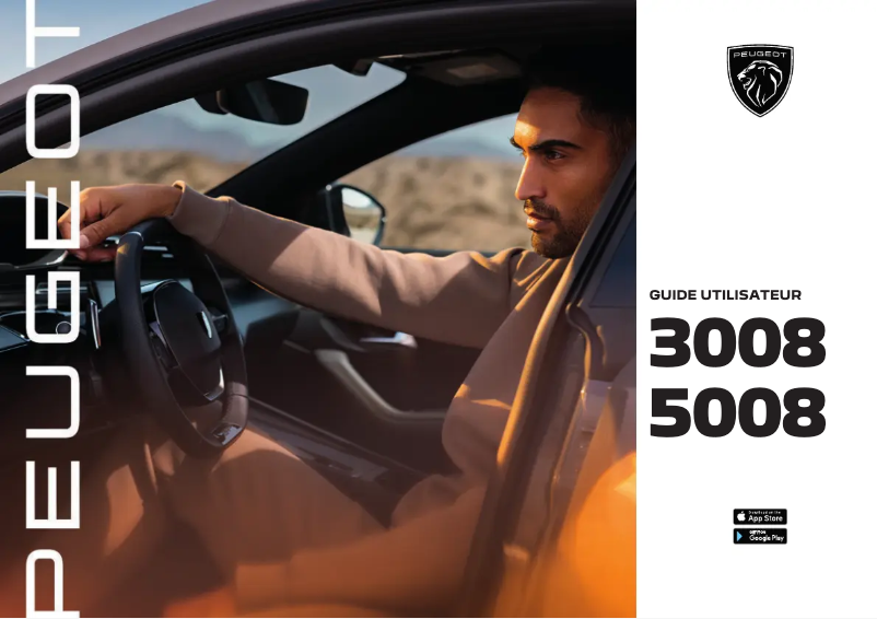 Image de la première page du manuel de l'appareil 3008 (2024)