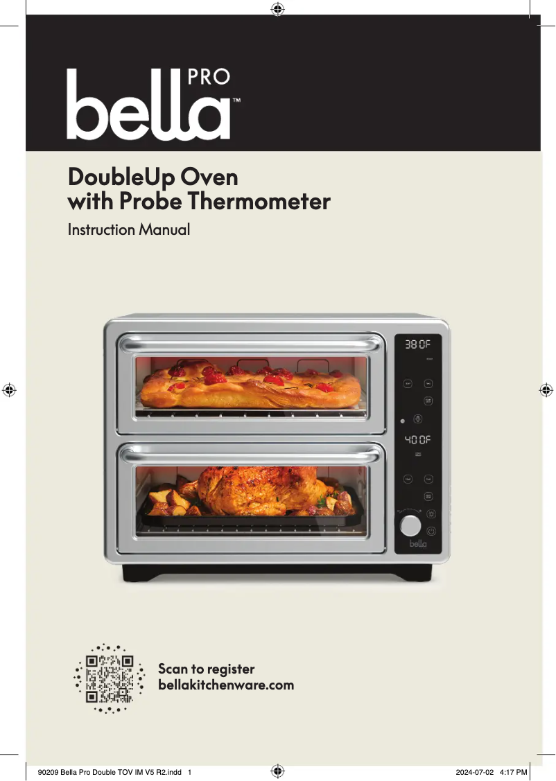 Page 1 of the manual User Manual Bella PRO DoubleUp