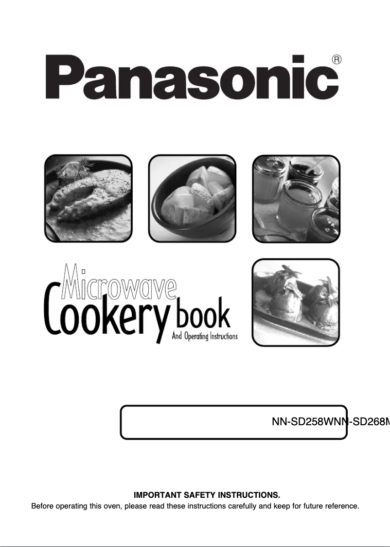 Page 1 of the manual User Manual Panasonic NN-SD277S