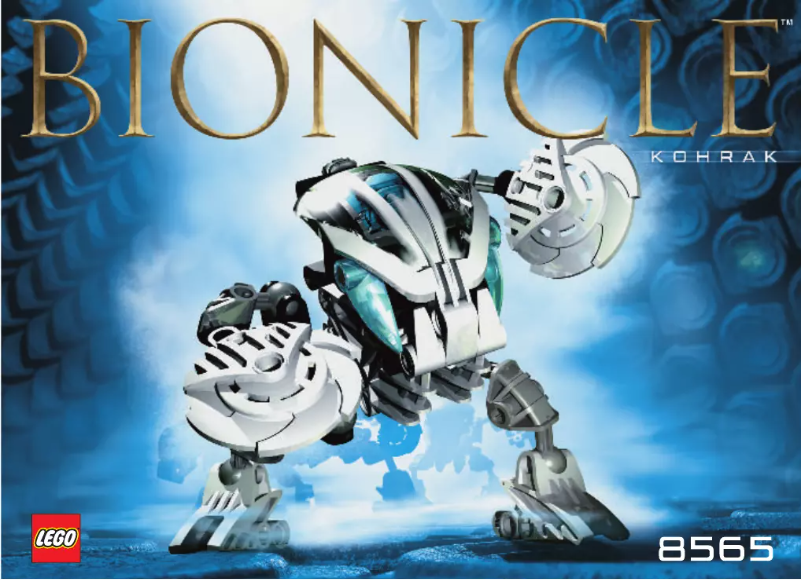 Page 1 of the manual User Manual Lego Bionicle 8565