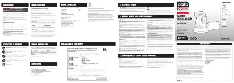 First page image of the manual for PXROS-125U