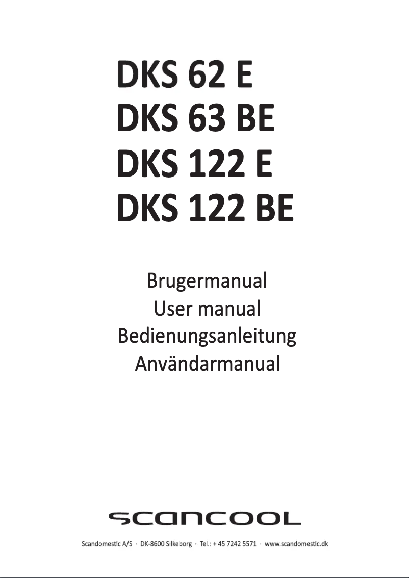 First page image of the manual for DKS 62 E