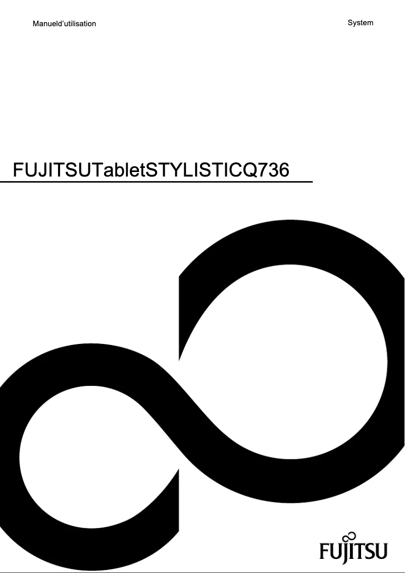 Page 1 of the manual User Manual Fujitsu Stylistic Q736