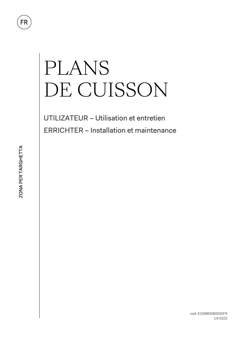 First page image of the manual for HCB906CN