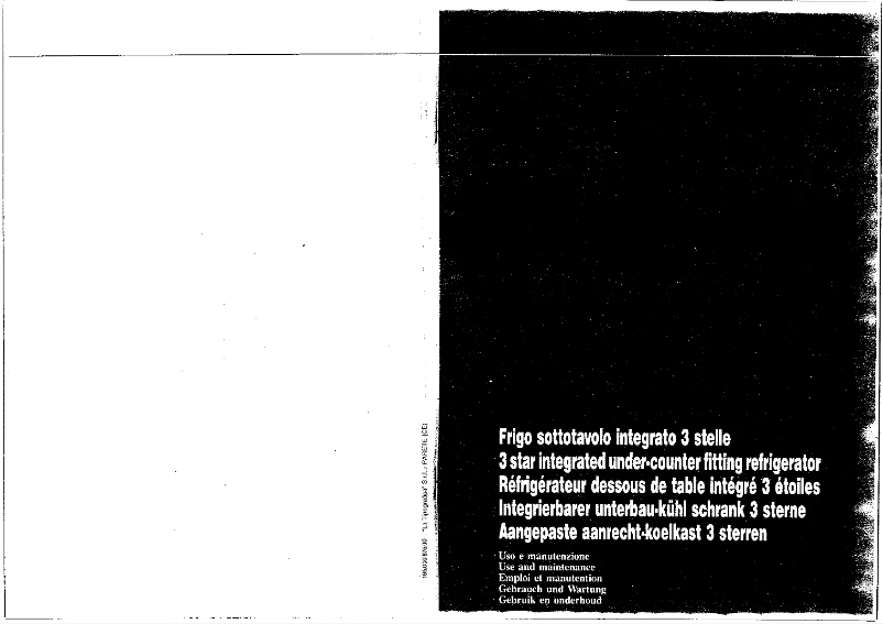 First page image of the manual for FR 150 SE