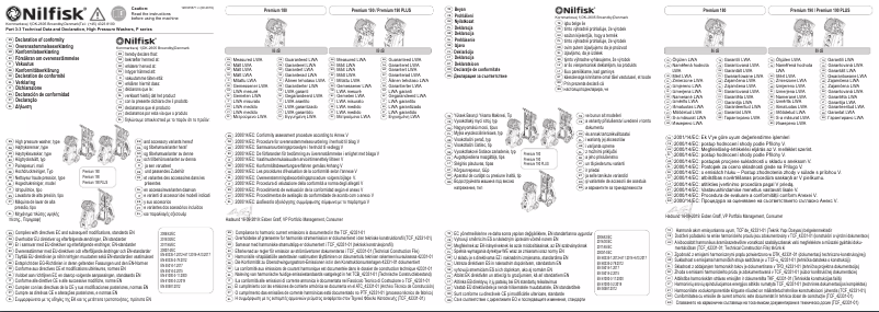 Page 1 of the manual User Manual Nilfisk Premium 180