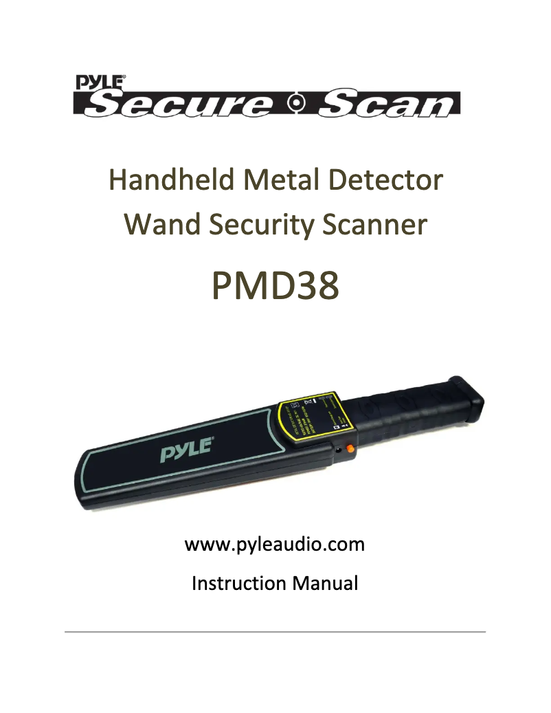 Page 1 of the manual User Manual Pyle PMD38