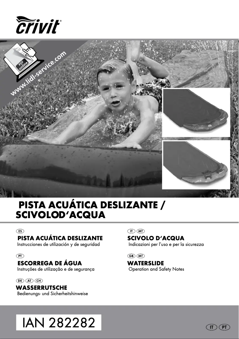 Page 1 of the manual User Manual Crivit HG03281