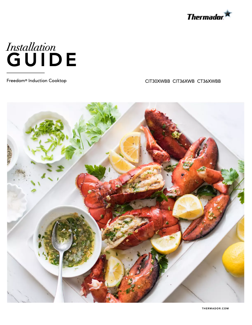 First page image of the manual for CIT30XWBB