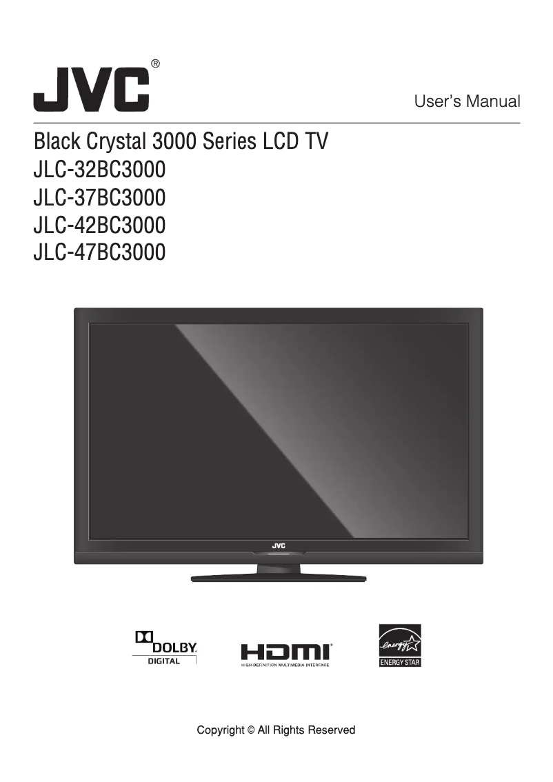 First page image of the manual for JLC42BC3000