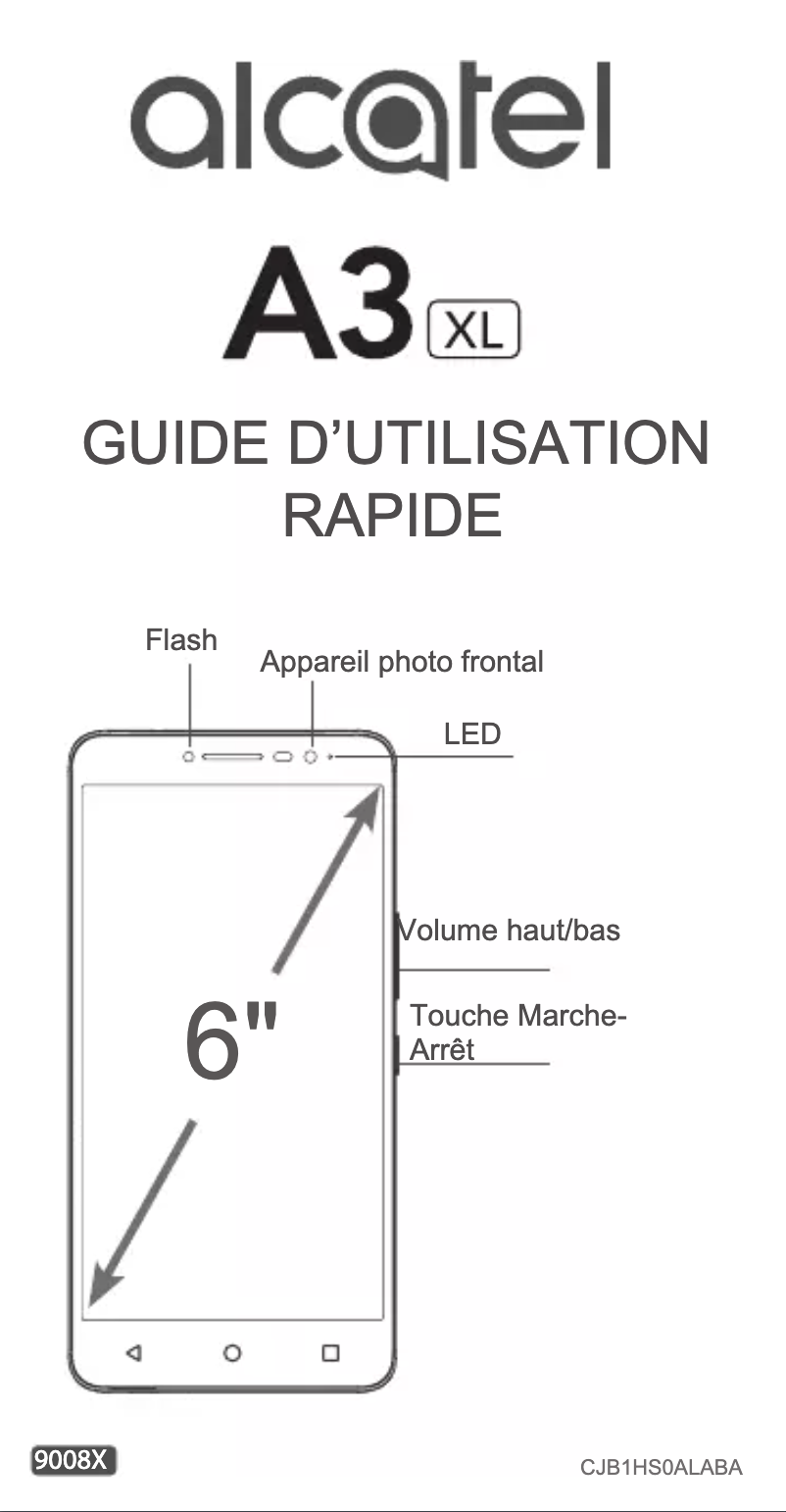 First page image of the manual for A3 XL