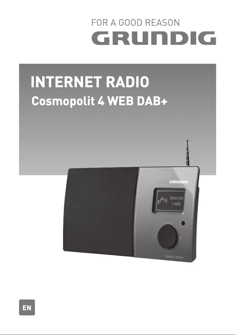 First page image of the manual for Cosmopolit 4 WEB DAB+