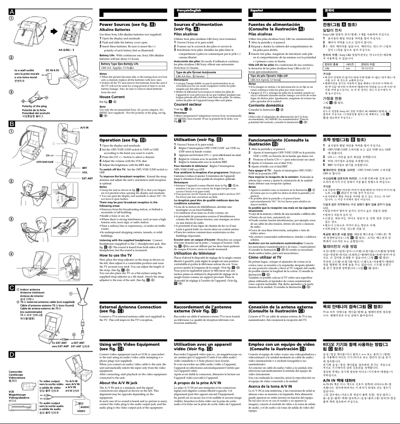 First page image of the manual for FDL-252T