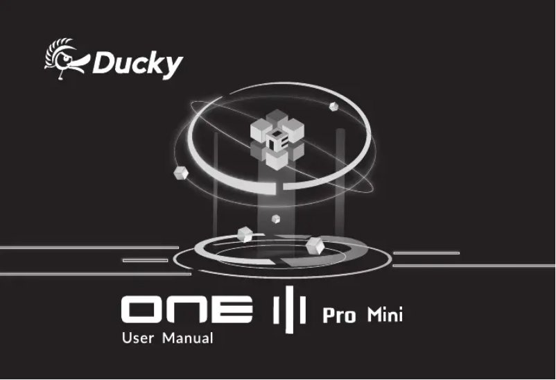 Page 1 of the manual User Manual Ducky One 3 Pro
