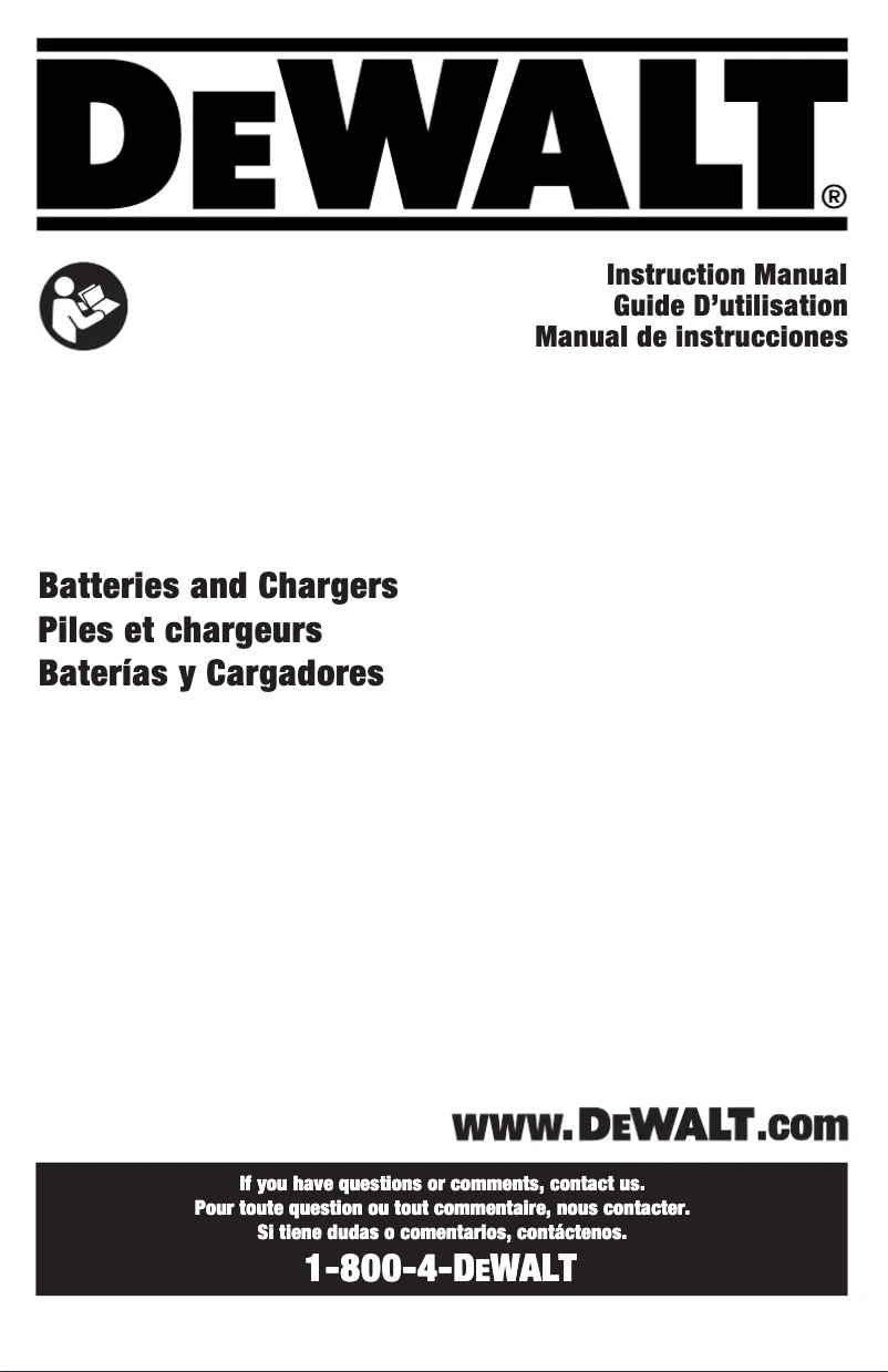 First page image of the manual for DCB126