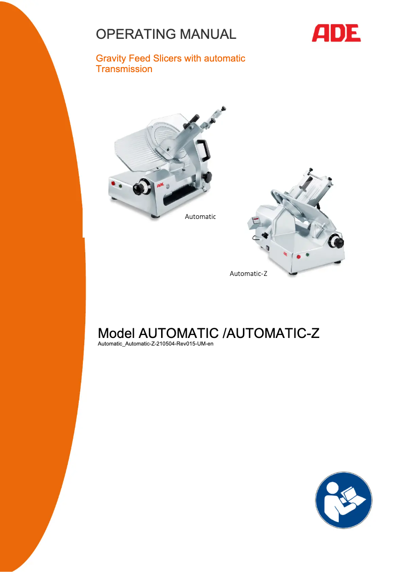 Image de la première page du manuel de l'appareil Automatic-Z