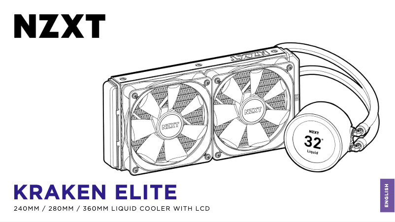 Page 1 of the manual User Manual NZXT Kraken Elite 280