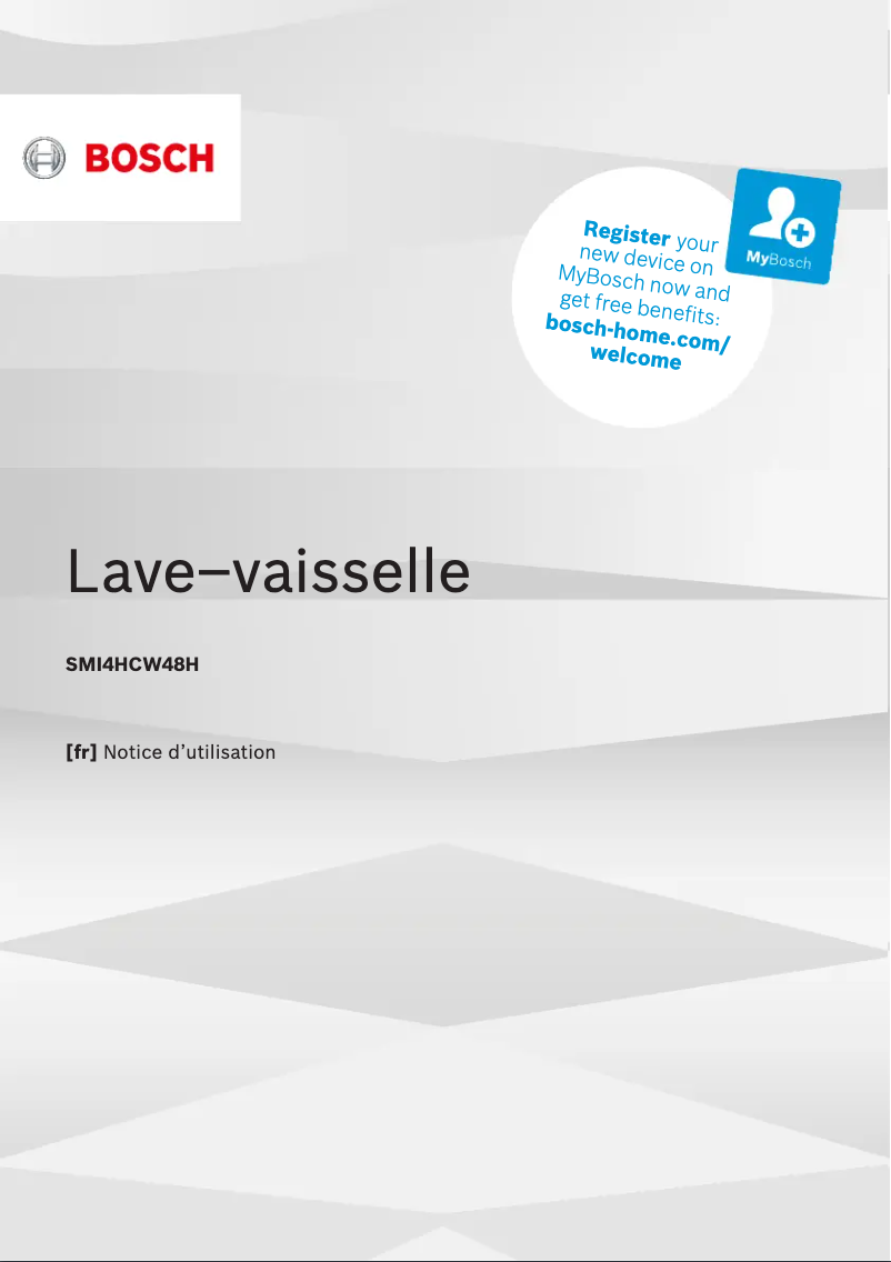 Page 1 of the manual User Manual Bosch SMI4HCW48H