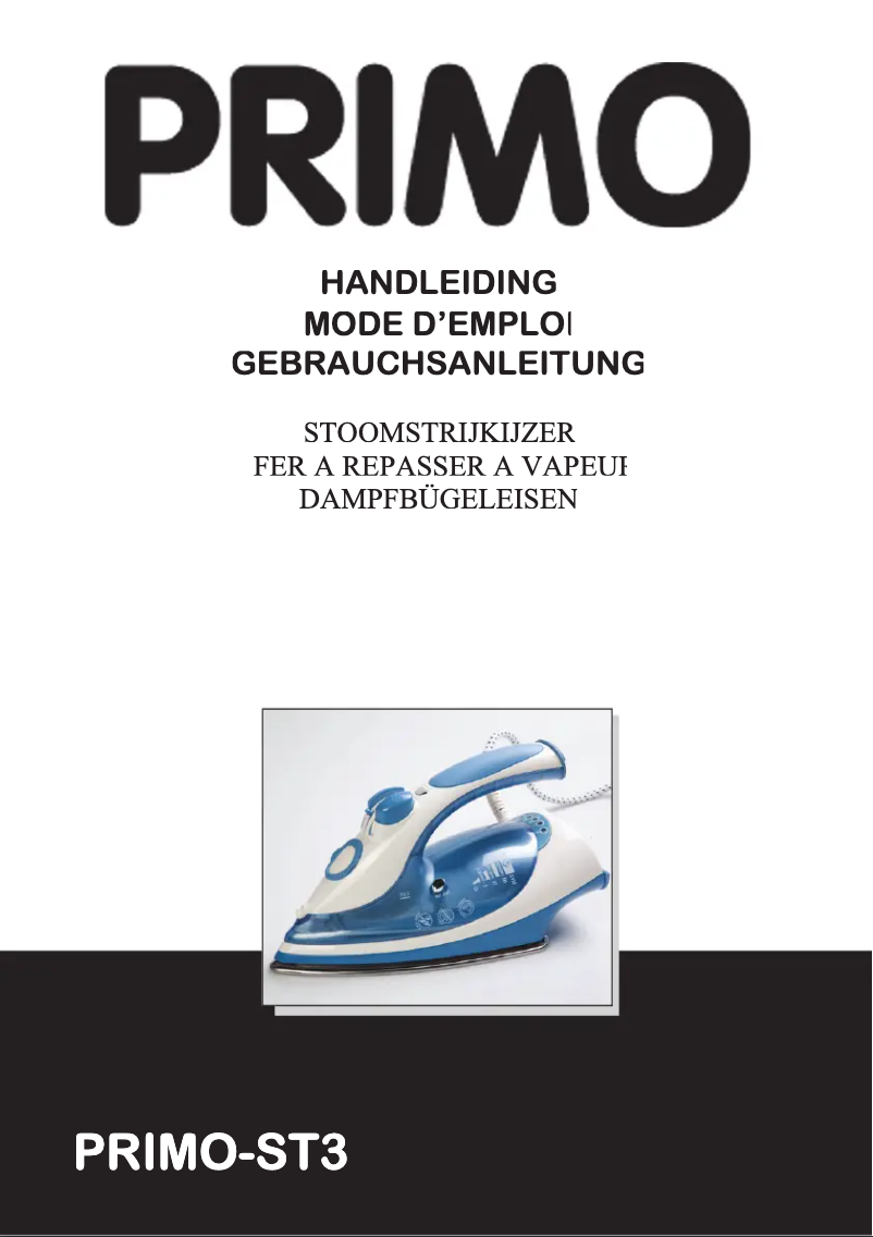 First page image of the manual for ST3