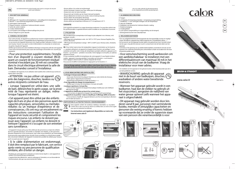 Image de la première page du manuel de l'appareil Premium Care SF7510C0