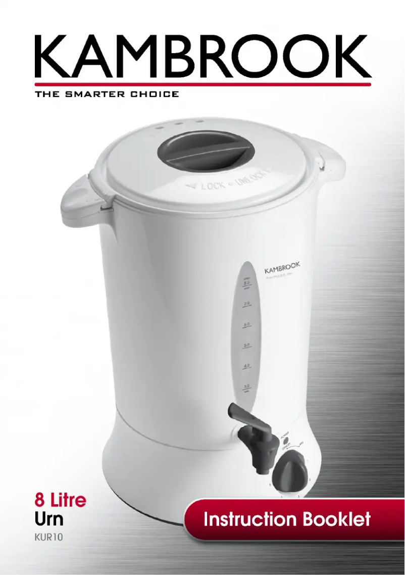 Page 1 of the manual User Manual Kambrook KUR10