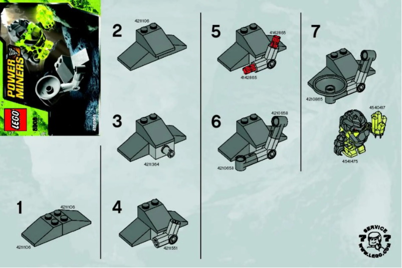 Page 1 of the manual User Manual Lego Monster Launcher
