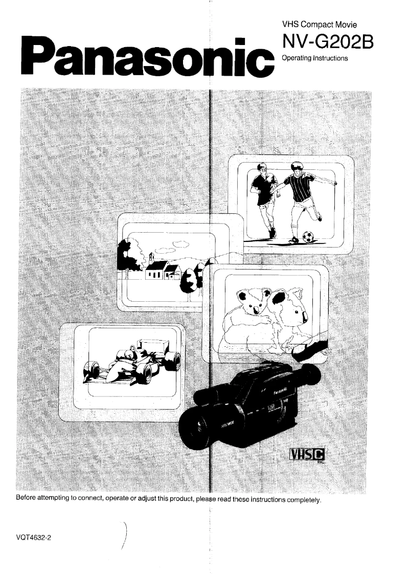 First page image of the manual for NV-G202B