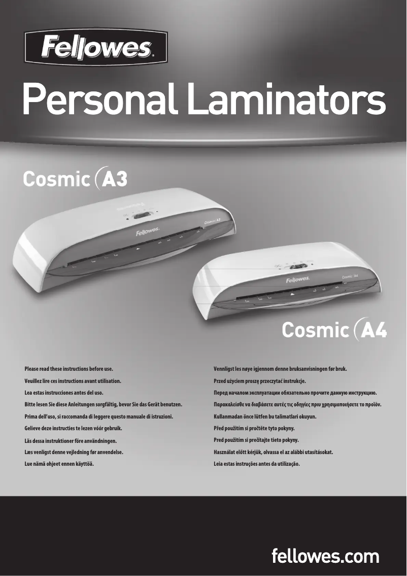 Page 1 of the manual User Manual Fellowes 5700301