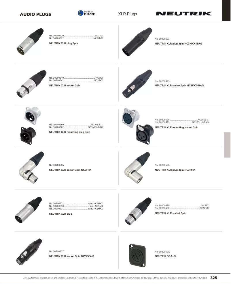 First page image of the manual for NC3FXX